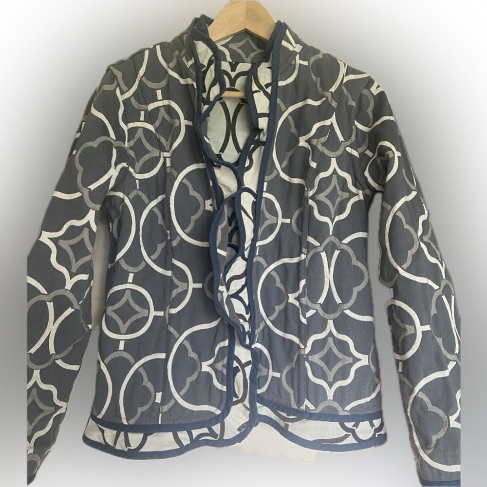Trimdin Womans reversible cotton jacket made in USA. Sz M - Picture 7 of 8